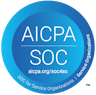 Badge for SOC for Service Organizations from AICPA